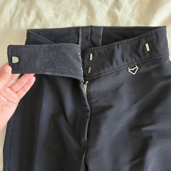 Obermeyer Sport 10R Black Vintage Ski Pants with‎ Stirrup Wool Blend - Picture 6 of 10